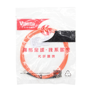 كابل ألياف بصرية VCOM UPC <span class=keywords><strong>ST</strong></span> إلى SC أحادي الوضع مزدوج لمركز البيانات والإنترنت - Product Image 6
