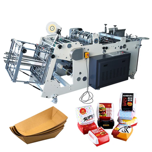 Máquina Automática para Fabricar Caixas de Papel Descartáveis para Bolos, Hambúrgueres e Fast Food - Product Image 1