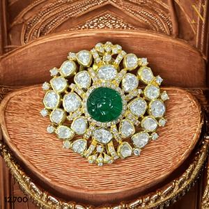 Meilleure qualité 925 plaqué rhodium réglable mode anneaux argent or Moissanite Collections blanc vert lunette mariages fêtes - Product Image 5