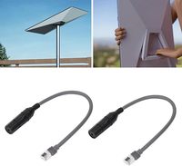 Câble de données SPX haute vitesse 1200 Mbps résistant à l'eau en PVC avec connecteur mâle RJ45 et adaptateur femelle pour ordinateur Starlink Gen 3 V3