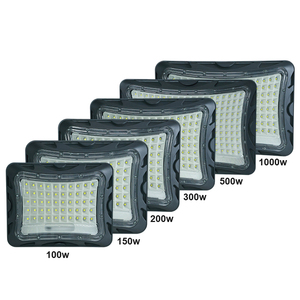 ไฟสปอร์ตไลท์ LED พลังงานแสงอาทิตย์แบบชาร์จไฟได้ กันน้ำ สำหรับใช้งานกลางแจ้ง 100W 150W 200W 300W 500W 1000W - Product Image 1