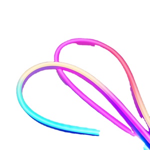 2025 nuevo Hengyu silicona neón Flexible tira música sincronización Control de voz direccionable Rgb <span class=keywords><strong>Led</strong></span> tira Rgbic Smart Wifi <span class=keywords><strong>Led</strong></span> luz de neón - Product Image 2