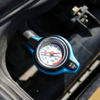 Tapa de Radiador Termostática SPSLD con Medidor de Temperatura del Agua, Herramienta Segura y Útil para Automóviles de 0.9 Bar/1.1 Bar/1.3 Bar