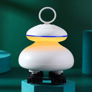 Masseur électrique du cuir chevelu, masseur vibrant portatif pour la tête avec des nœuds en silicone légers pour un nettoyage en profondeur des cheveux et une stimulation de la croissance - Product Image 1