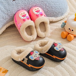 Chaussons d'hiver chauds et imperméables pour enfants, semelle antidérapante, en peluche et coton, pour garçons et filles, chaussons d'intérieur pour enfants, dinosaures - Product Image 5