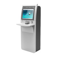 Kiosque bancaire en libre-service, distributeur de billets, recycleur de monnaie, module d'échange de devises, écran tactile TFT LCD 15-22 pouces