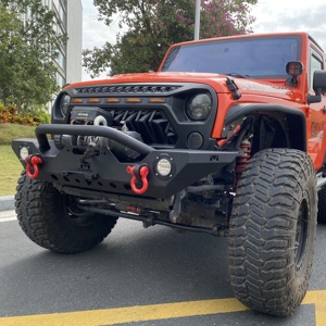 Parachoques delantero compatible con <span class=keywords><strong>Jeep</strong></span> Wrangler JK JKU JL jlu JT - Product Image 6