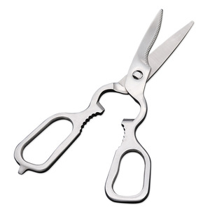 Stainless Steel Kitchen Scissors Straight Head For Cutting Chicken Bones And Fish Home Use Bulk Specification - Product Image 1