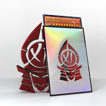 Custom 10-Packs of 50 Holographic Art Trading Yugioh Card Sleeves PP  Material