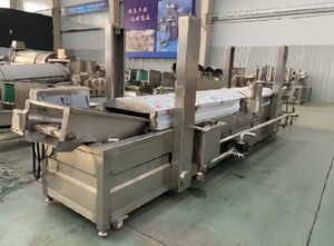 Máquina industrial para condimentos de <span class=keywords><strong>patatas</strong></span> <span class=keywords><strong>fritas</strong></span>, sistema de fritura continua, mezclador de revestimiento de nueces, equipo para freír y aromatizar aperitivos - Product Image 3