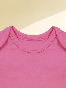 Однотонные нейтральные комбинезоны с коротким рукавом для младенцев, ультрамягкие эластичные хлопковые ромперы с застежкой на кнопках для новорожденных - Product Image 6