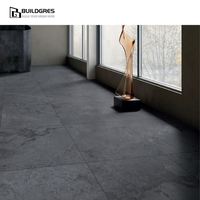 Dalle de porcelaine en marbre gris clair mat doux à faible absorption d'eau pour mur de salle de bain ou zone humide 600x1200x10