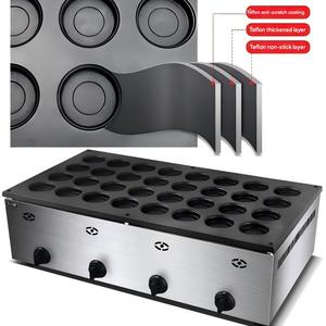 Máquina para Hacer Waffles de Gas de Grado Comercial con 32 Orificios para Hacer Pastel de Frijoles Rojos y Panqueques en Forma de Rueda - Product Image 1
