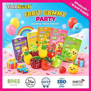 Yoloduck Multiple Flavors HALAL Certified Piece <strong>Candies</strong> Wholesale <strong>Candy</strong> Gummy <strong>Candy</strong> Swedish <strong>Candy</strong> - Product Image 1