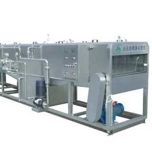 Factory price beverage cooling tunnel for cans and bottles hot filling line