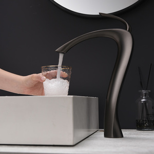 Robinet de lavabo haut de gamme en laiton, le plus résistant, à poignée unique pour salle de bain - Product Image 5