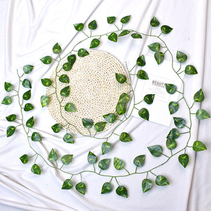 Guirlande de feuilles vertes artificielles Sheng Hongjia en lierre pour décoration de mariage et de maison 2-8801 - Product Image 4