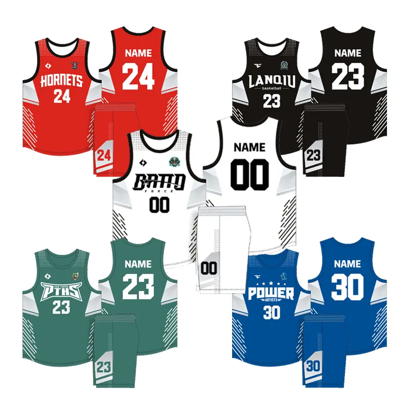 Fabrik Großhandel Basketball Jersey Uniform Oem Custom ized Crop-Tops Benutzer definierte Logo Uniformen Print Herren Jersey Basketball Uniformen