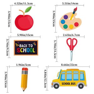 Articles de fête jetables sur le thème de la rentrée scolaire pour filles, ensemble de vaisselle en papier - Product Image 5