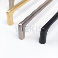 Poignées de meubles modernes en alliage de zinc de style nordique pour cuisine, chambre, commode, armoire et portes de placards