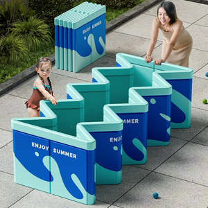 <span class=keywords><strong>Piscina</strong></span> Plegable Portátil de PVC de Alta Calidad para Juegos Acuáticos de Verano, Sin Inflar y de Tamaño Familiar para Diversión Infantil al Aire Libre - Product Image 3