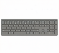 Tmice CK300 Chocolate Flat Keycap Silent Keyboard AI Copilot Hotkey Multi Connection for Business Home Use