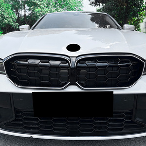 Bmw 3 Series G20 G21 2023 Starry Sky <b>Led</b> Grille Modification Front Bumper ABS Plastic All Black With <b>Lights</b> - Product Image 3