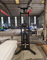 Dinuo Appareil de musculation à câble unilatéral réglable en hauteur - Machine Bird Machine à un seul poste pour l'entraînement des pectoraux, des dorsaux et du tronc