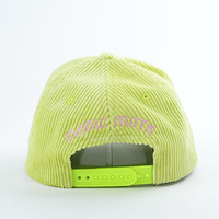 Casquettes de baseball en velours côtelé personnalisées, style papillon en tissu Oxford réglable avec logo brodé, motif losanges, unisexe – Vente chaude