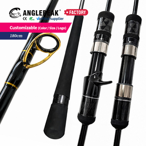 Canne à pêche en eau salée 180cm 22/28kg 30+40T en fibre de carbone avec porte-moulinet FUJI et anneaux FUJI, canne de jigging lent pour thon et marlin - Product Image 3
