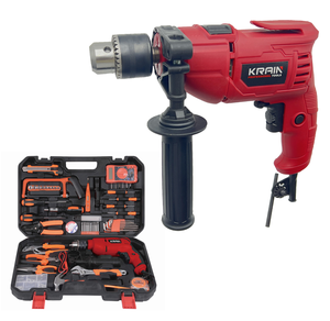 550W Impact Drill <strong>Hand</strong> Drilling <strong>Machine</strong> <strong>Power</strong> <strong>Tools</strong> Electric <strong>Power</strong> <strong>Tool</strong> Krain Impact Drill Set Box <strong>Tool</strong> - Product Image 2