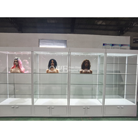Vitrine et armoire de présentation de perruques personnalisées en usine, étagères pour magasins de beauté et de cosmétiques