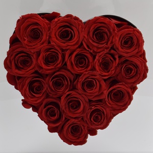 HFlora Factory Supply Eternal Elegant Natural Preserved Rose Gift <strong>Box</strong> for Valentine's Day Graduation Christmas Easter-Long - Product Image 5