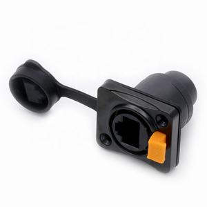 Connecteur réseau RJ45 à montage sur écran plat étanche Adaptateur RJ45 <span class=keywords><strong>Plug</strong></span> and Play Prises de châssis femelles IP65 - Product Image 6