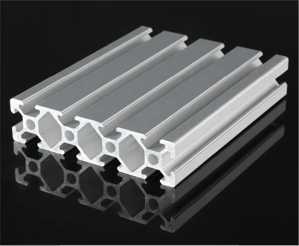 Extrusiones de tamaño Utting, perfiles de montaje de aluminio modulares, ranura de T de aluminio 2080