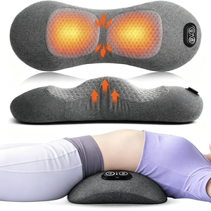 Coussin de <span class=keywords><strong>massage</strong></span> Shiatsu avec mousse à mémoire de forme pour le cou et la taille, masseur électrique cervical et dorsal alimenté par USB - Product Image 5