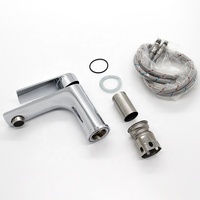 Robinet mélangeur moderne pour salle de bain OEM en zinc avec cascade pour lavabo