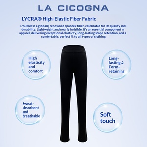 Pantaloni da Allenamento LA CICOGNA per Ginnastica, Foderati in Pile, Caldi e Traspiranti, Tuta Autunno-Inverno per Bambine - Product Image 2