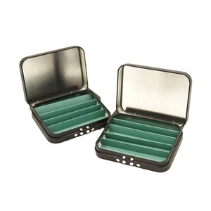 Custom metal child proof tin case mint candy pill child resistant tin box packaging