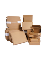 Emballage d'avion en papier kraft Boîte postale simple pour cosmétiques, jouets, produits d'emballage à des prix abordables et de bonne qualité, taille personnalisée