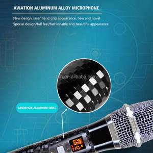 TNH UM- M102 mikrofon multifungsi, mikrofon profesional UHF 2 saluran, mikrofon suara jernih daya tinggi untuk acara Karaoke Keluarga - Product Image 4