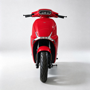 Scooter Es3 2.5kw 45km/h con Espejos Retrovisores, Frenos de Disco, Plataforma Ancha, Asiento Cómodo, E-Moped para Adultos Es3-rojo-6932 Motor 2.2kw - Product Image 2