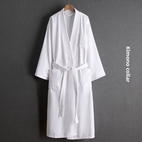 Peignoir en coton éponge à poils coupés, col kimono, absorbant et séchant rapidement, 1200g, en velours coupé, pour hôtels cinq étoiles et usage en gîte, vente en gros