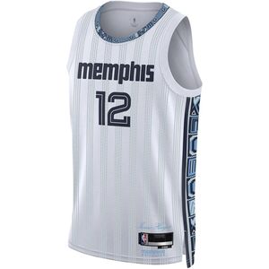 Memphis Grizzlies Ja Morant Youth White City Edition Swingman Jersey Vêtements de basket-ball pour garçons qui évacuent l'humidité - Product Image 2