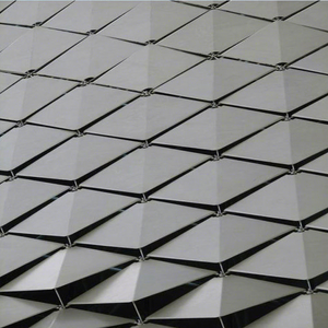 Système de revêtement mural en métal perforé Alucobond moderne 3D en métal sculpté Alumtimes avec perforations en placage d'aluminium fin - Product Image 3