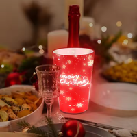 Gobelets lumineux en plastique étanches avec télécommande DMX LED, style ROMANCE, pour concerts, fêtes, festivals, grands événements, couleur lumineuse