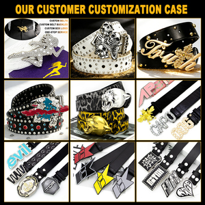 Boucle de ceinture en métal émaillé de Noël avec rennes, flocons de neige et Père Noël, cadeau festif pour hommes et femmes, accessoire de fête de Noël en alliage - Product Image 4