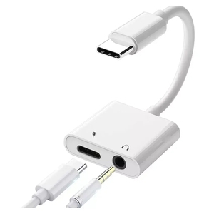 2 trong 1 <span class=keywords><strong>USB</strong></span> C để AUX âm thanh Dongle dây cáp loại C đến 3.5mm jack cắm tai nghe và loại C sạc cho Samsung Huawei <span class=keywords><strong>iPad</strong></span> macbook - Product Image 6