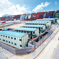Vente directe usine – Maison préfabriquée temporaire et portable en forme de K pour chantier de construction, logement de travail préfabriqué