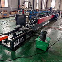 Machine de fabrication de portes à enroulement en acier 55 77 avec système de contrôle PLC, moteur central, niveau de sécurité élevé